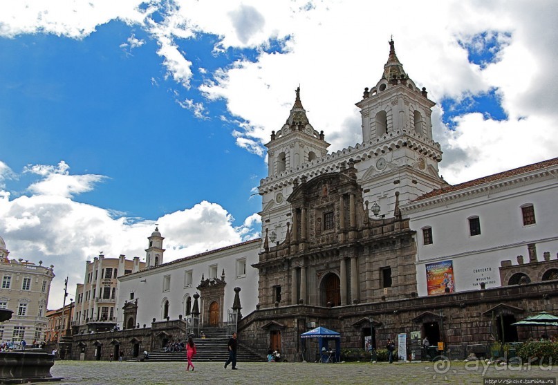 Центр Кито — крупнейший колониальный район Южной Америки