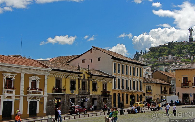 Центр Кито — крупнейший колониальный район Южной Америки