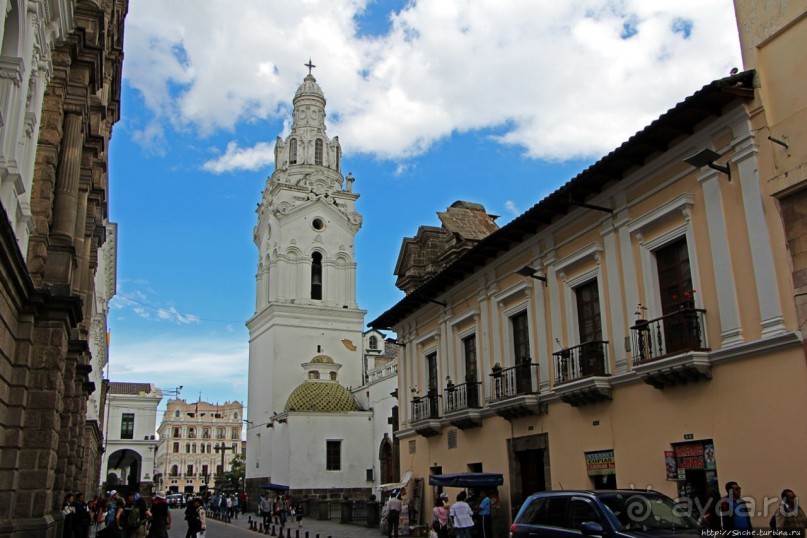 Центр Кито — крупнейший колониальный район Южной Америки