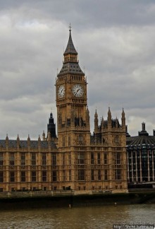 "London is the capital of Great Britain" . Фотозарисовка