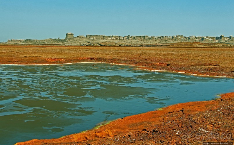 Кислотное "черное" озеро