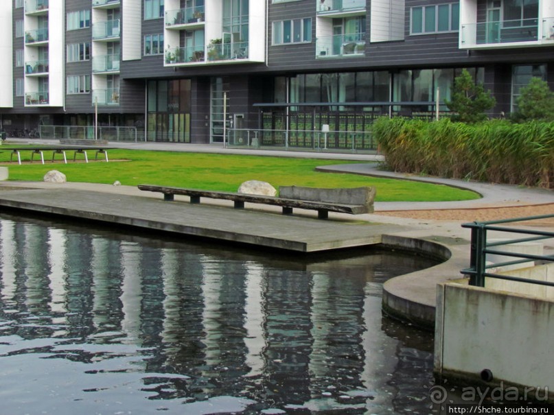 Район Vastra Hamnen - не для туристов,здесь живут и трудятся