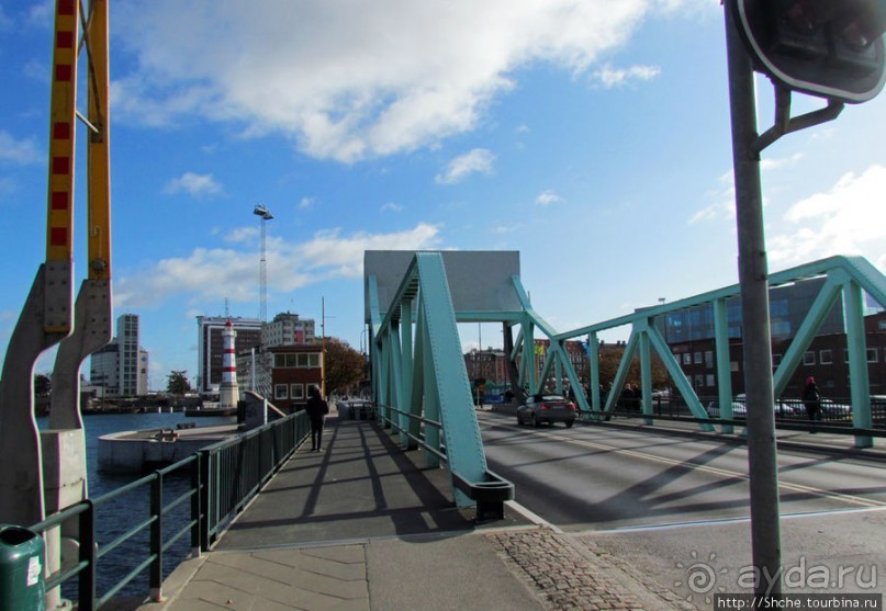 Район Vastra Hamnen - не для туристов,здесь живут и трудятся