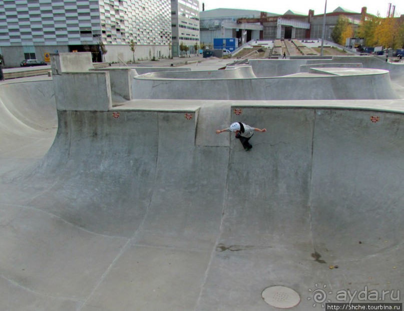 Район Vastra Hamnen - не для туристов,здесь живут и трудятся