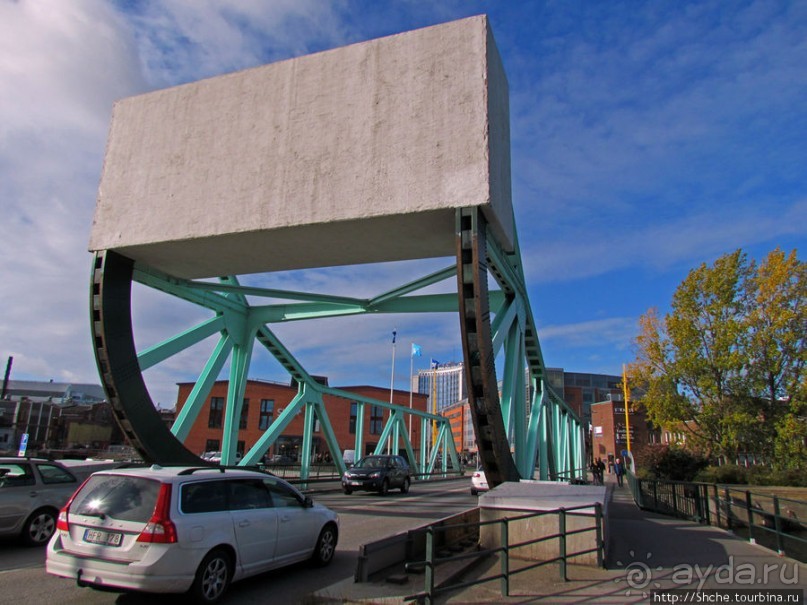 Район Vastra Hamnen - не для туристов,здесь живут и трудятся