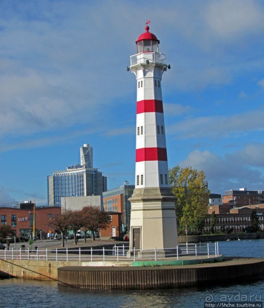 Район Vastra Hamnen - не для туристов,здесь живут и трудятся