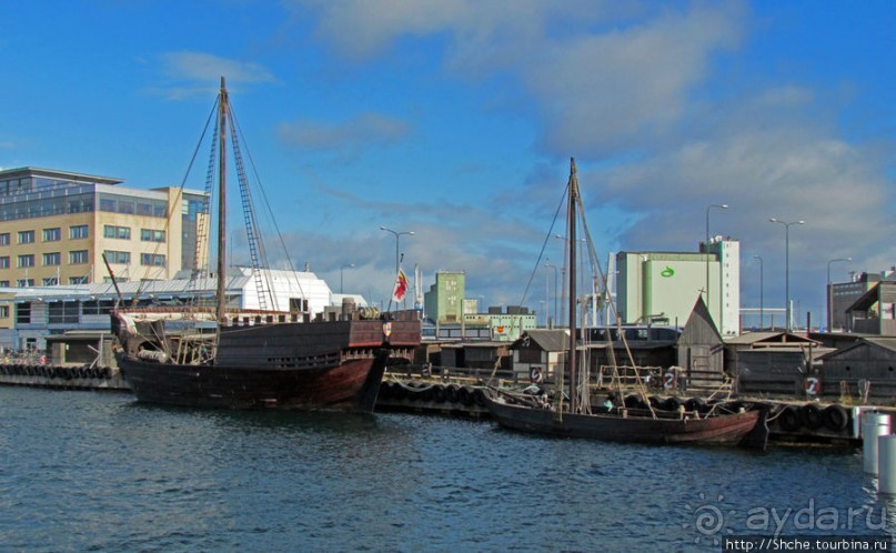 Район Vastra Hamnen - не для туристов,здесь живут и трудятся