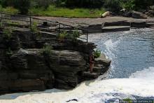 Оттава: Водопад "Спина свиньи"