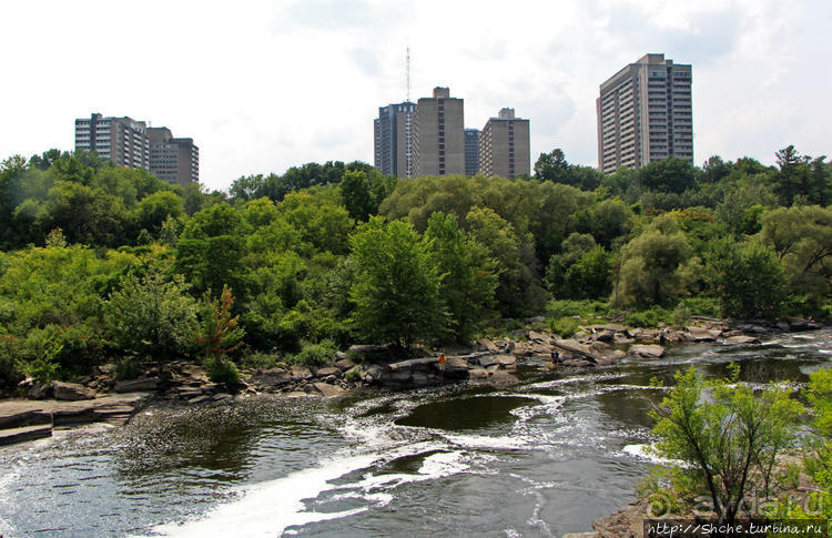 Оттава: Водопад "Спина свиньи"