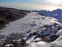 Рассвет на вершине Африки. Ледники, которым осталось лет 20.