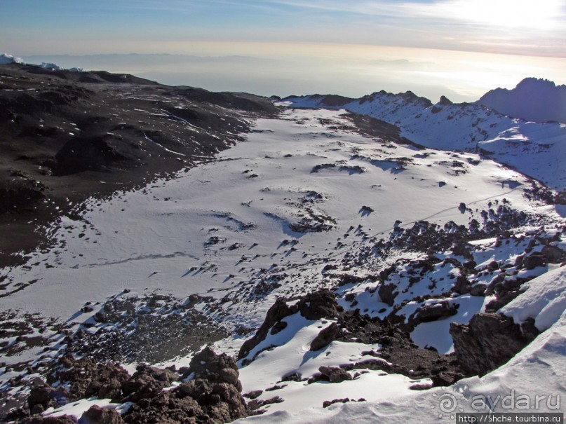 Рассвет на вершине Африки. Ледники, которым осталось лет 20.