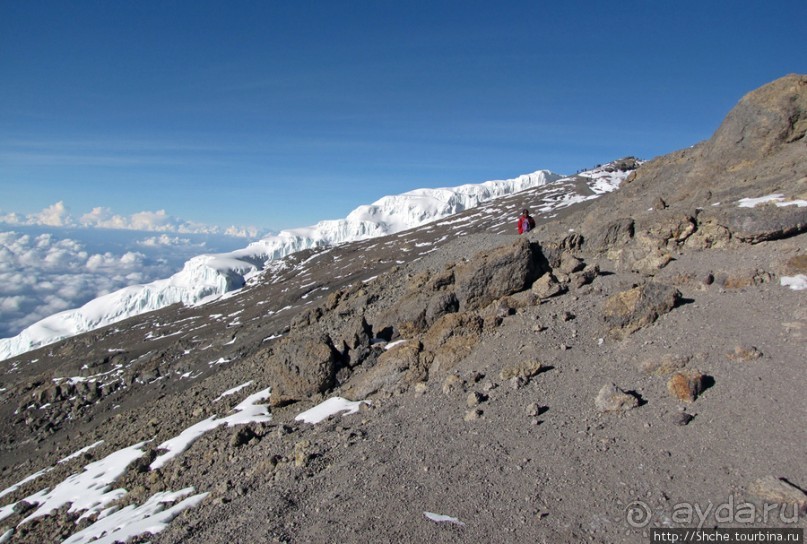 Рассвет на вершине Африки. Ледники, которым осталось лет 20.