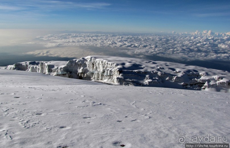 Рассвет на вершине Африки. Ледники, которым осталось лет 20.