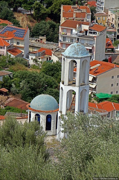 Сидирокастро, затерявшийся в горах. Монастырь Кирику и Иулии