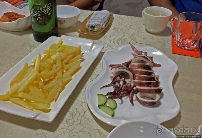 Рыбный ресторан на восточном побережье КНДР