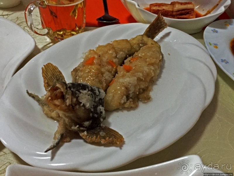 Рыбный ресторан на восточном побережье КНДР