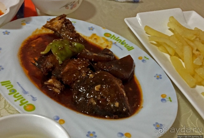 Рыбный ресторан на восточном побережье КНДР