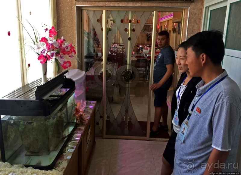 Рыбный ресторан на восточном побережье КНДР