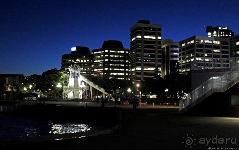 Знакомимся с Веллингтоном. Вечерняя прогулка по Te Aрo