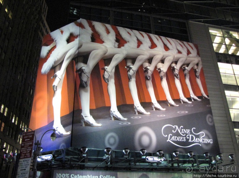 Бродвей, вечерняя прогулка 1 января. Увидеть за 2 часа