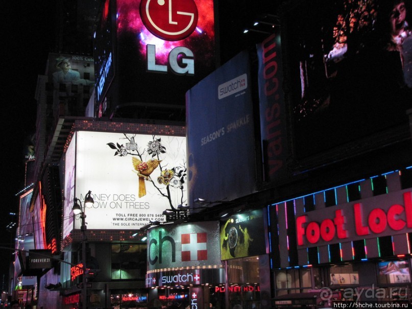 Бродвей, вечерняя прогулка 1 января. Увидеть за 2 часа