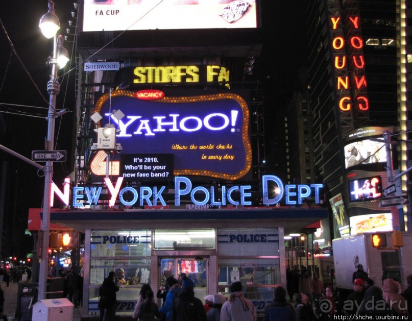 Бродвей, вечерняя прогулка 1 января. Увидеть за 2 часа