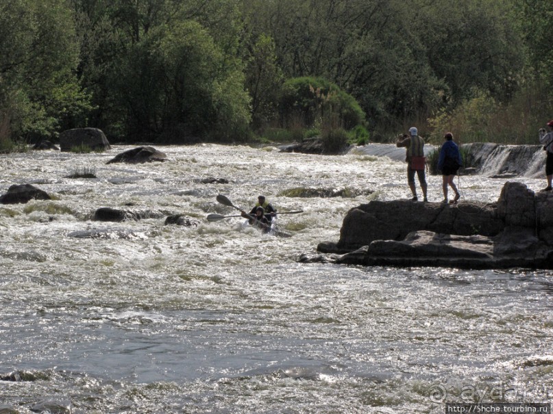 Водный поход по Южному Бугу, день 3. Порог " Мельница"