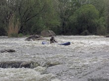 Водный поход по Южному Бугу, день 3. Порог " Мельница"