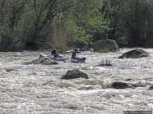 Водный поход по Южному Бугу, день 3. Порог " Мельница"