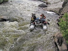 Водный поход по Южному Бугу, день 3. Порог " Мельница"
