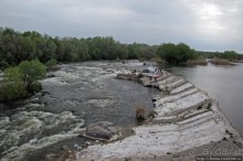 Водный поход по Южному Бугу, день 3. Порог " Мельница"