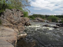 Водный поход по Южному Бугу, день 3. Порог " Мельница"
