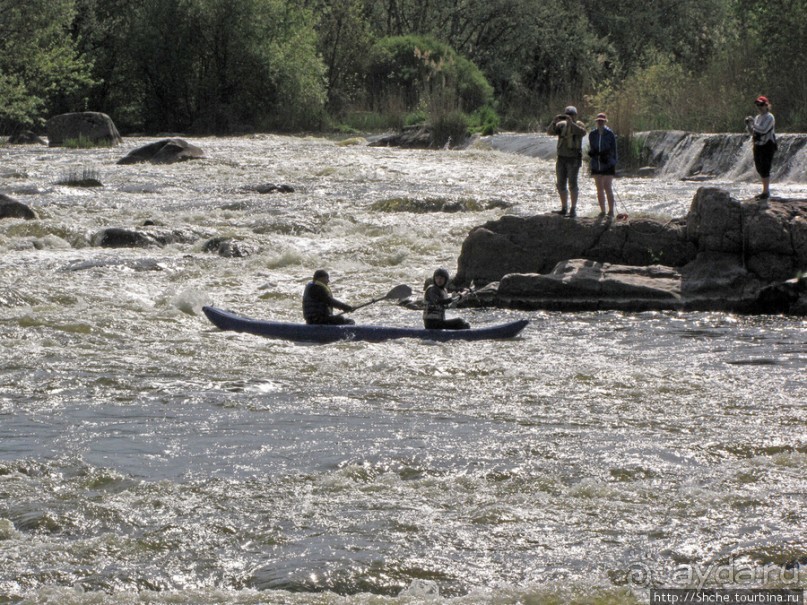Водный поход по Южному Бугу, день 3. Порог " Мельница"