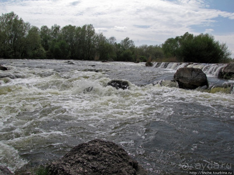 Водный поход по Южному Бугу, день 3. Порог " Мельница"