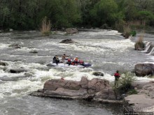 Водный поход по Южному Бугу, день 3. Порог " Мельница"