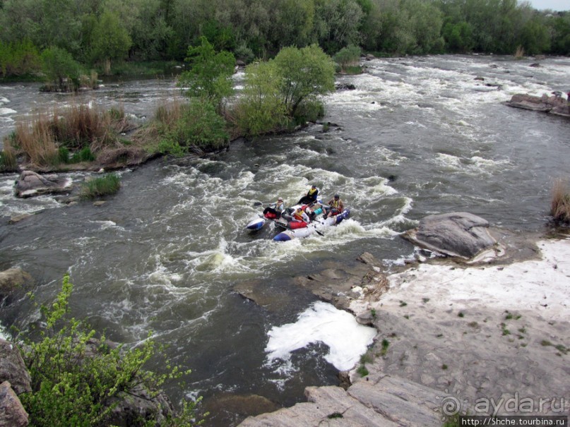 Водный поход по Южному Бугу, день 3. Порог " Мельница"
