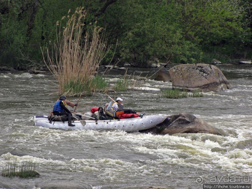 Водный поход по Южному Бугу, день 3. Порог " Мельница"