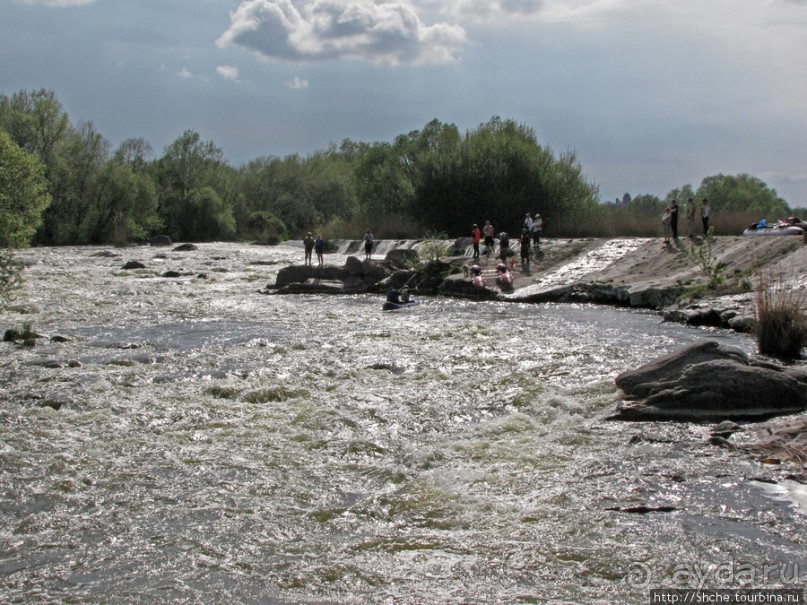 Водный поход по Южному Бугу, день 3. Порог " Мельница"