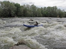 Водный поход по Южному Бугу, день 3. Порог " Мельница"