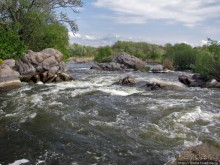 Водный поход по Южному Бугу, день 3. Порог " Мельница"