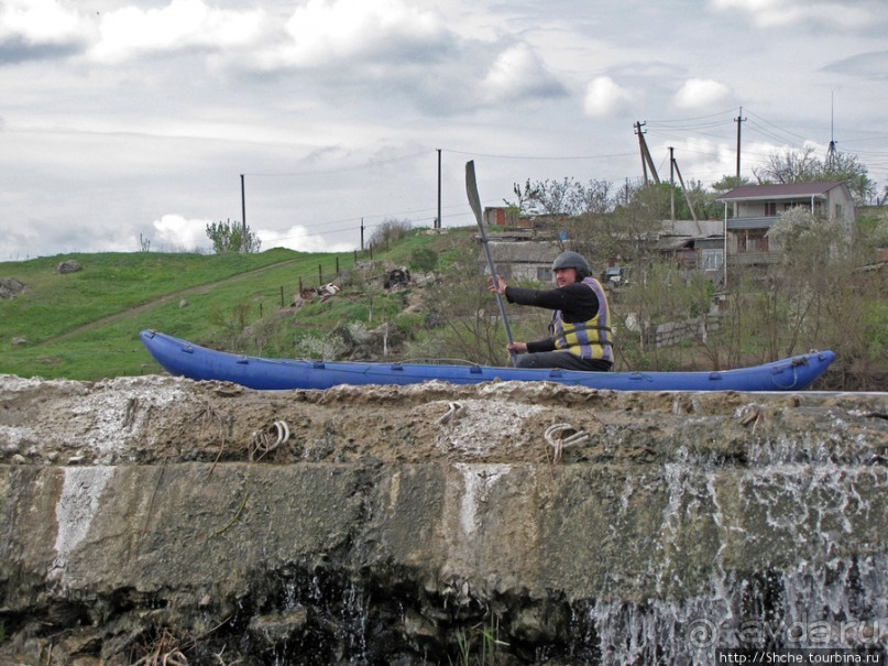 Водный поход по Южному Бугу, день 3. Порог " Мельница"