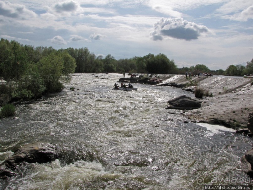 Водный поход по Южному Бугу, день 3. Порог " Мельница"