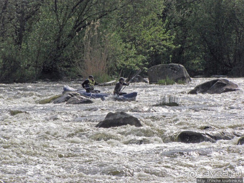 Водный поход по Южному Бугу, день 3. Порог " Мельница"