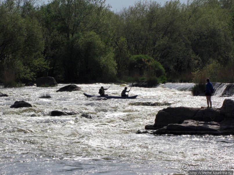 Водный поход по Южному Бугу, день 3. Порог " Мельница"