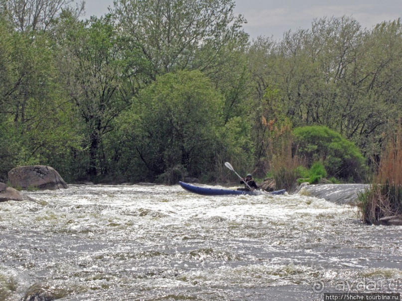 Водный поход по Южному Бугу, день 3. Порог " Мельница"