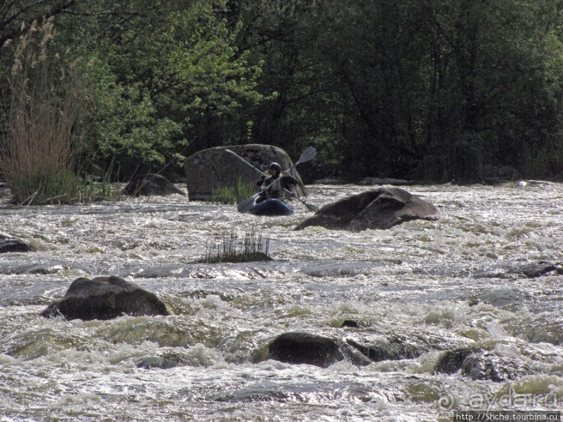 Водный поход по Южному Бугу, день 3. Порог " Мельница"