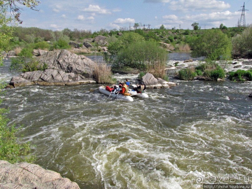 Водный поход по Южному Бугу, день 3. Порог " Мельница"