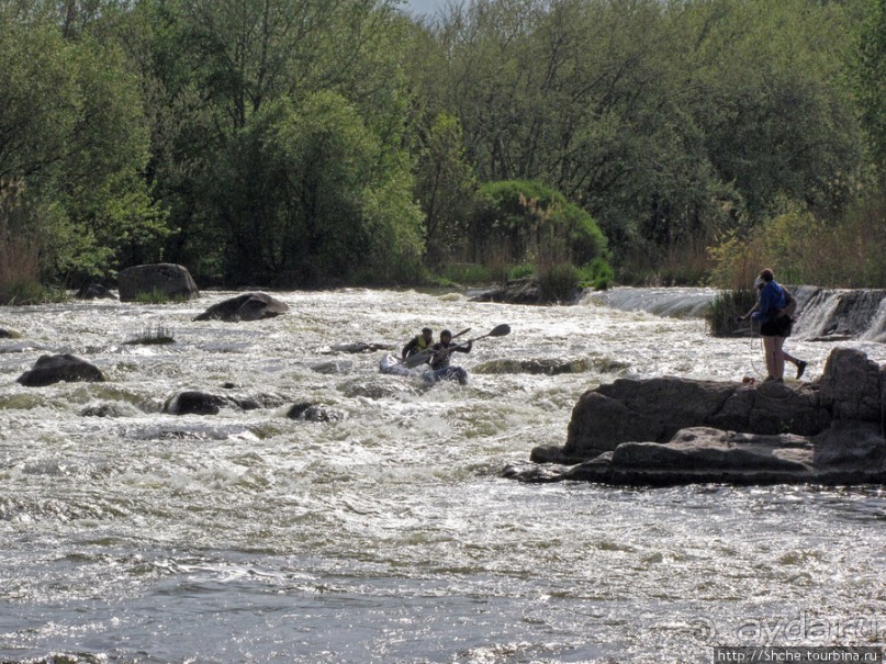 Водный поход по Южному Бугу, день 3. Порог " Мельница"