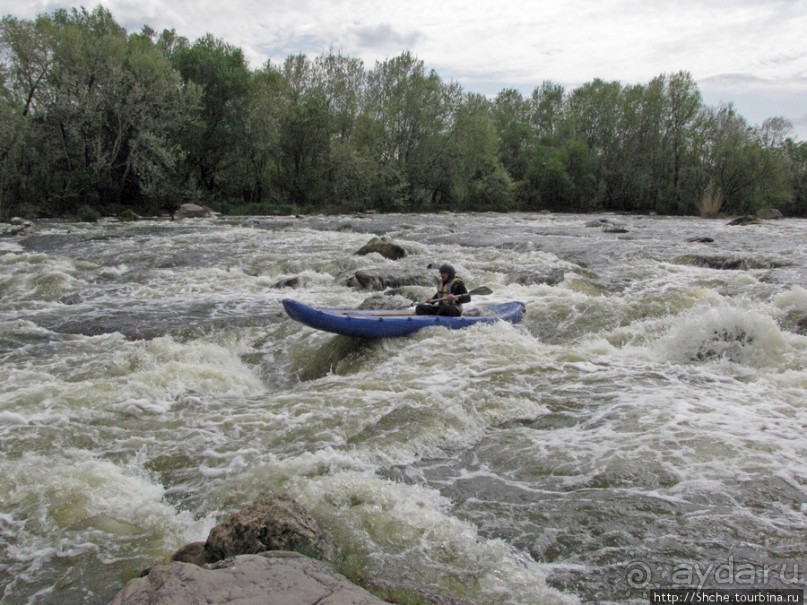Водный поход по Южному Бугу, день 3. Порог " Мельница"
