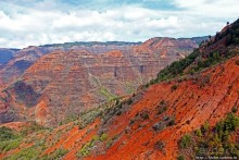 На вертолете над Кауаи. Этап 2. Великолепный каньон Ваймеа